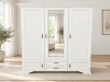 Шкаф "Kentaki S320-S320-SZF5D2S" / Белый