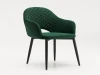 Стул "Кристи" / ткань бренди 10 (forest)/каркас черный