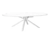 Стол Kenner DO1200 / белый/керамика белая TOP ALPINE WHITE (кругл ноги)