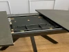 Стол Kenner AR1000 / черный/керамика тёмно-серая MASSA INK GRAY