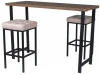 Стол-консоль М94 / Велингтон/каркас черный матовый