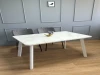 Стол Kenner AK1200 / белый/керамика белая TOP ALPINE WHITE