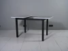 Стол Саен 30 / Пластик Фаерстоун 3100/черный муар (120х80)