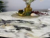 Стол Kenner LD1000 / черный/керамика гранит арктич глянец ARCTIC OCEAN