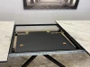 Стол Kenner BR1400 / черный/керамика ITALIAN MIDDLE GRAY глянец