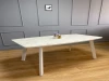 Стол Kenner AK1400 / белый/керамика белая TOP ALPINE WHITE