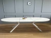 Стол Kenner DO1300 / белый/керамика белая TOP ALPINE WHITE