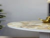 Стол Kenner LD1000 / белый/керамика гранит золотой глянец IRISH GOLD