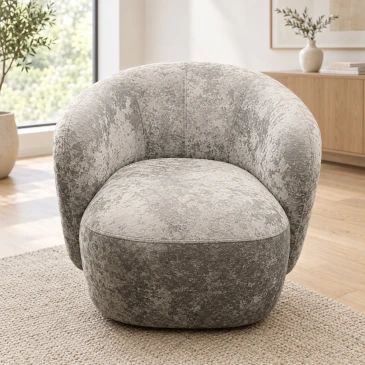 Кресло для отдыха "Саваж" / Plush Silver Категория 4