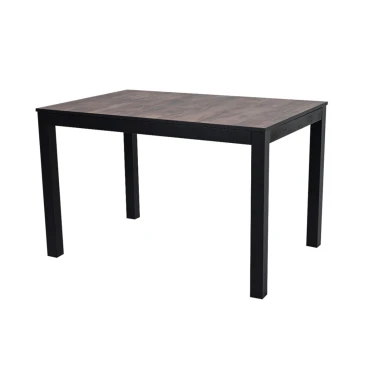 Стол Саен 30 / ЛДСП Таксония Темная/черный муар (120х80)