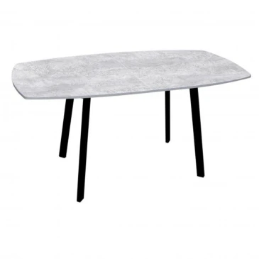Стол М139 "Димаро" / Бетон метрополитан/ноги черный матовый