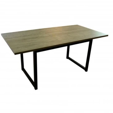 Стол раздвижной М114 "Оскар" / Сосна пасадена"/Каркас черный матовый