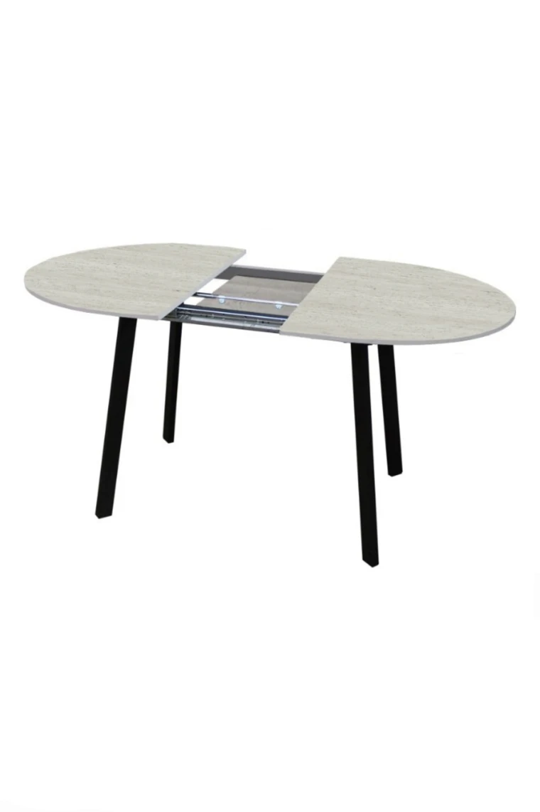 Стол М138 "Оледжо" / Самерсет/ноги черный матовый