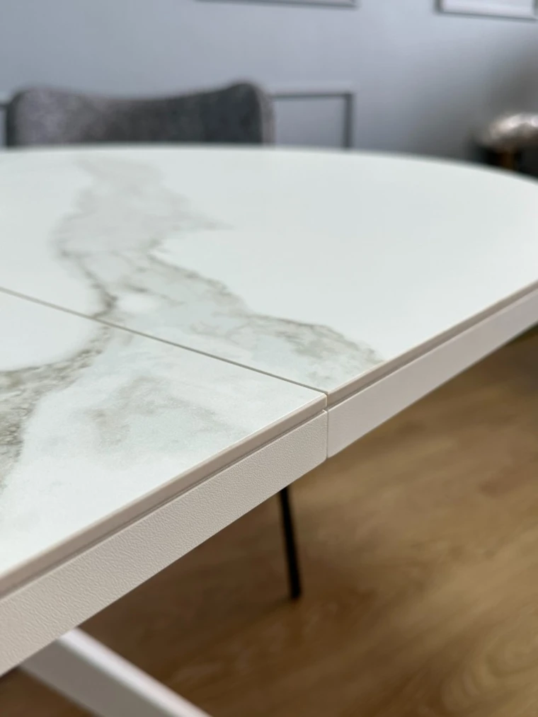 Стол Kenner DO1300 / белый/керамика белая TOP ALPINE WHITE