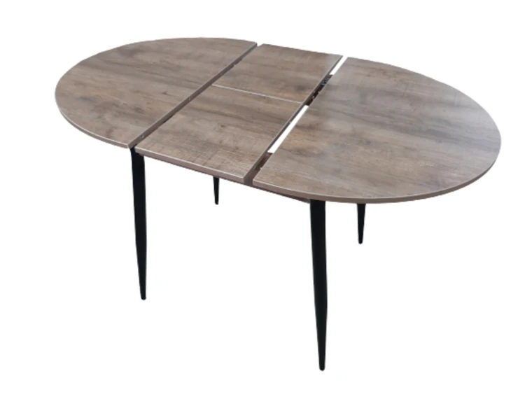 Стол М61 Сириус / Дуб Самдал/опоры прямые с ут. черный