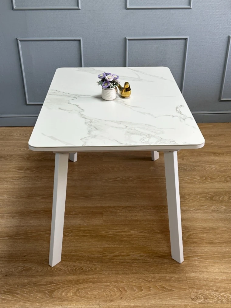 Стол Kenner AK1200 / белый/керамика белая TOP ALPINE WHITE