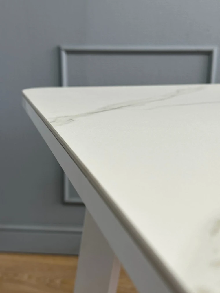 Стол Kenner AK1200 / белый/керамика белая TOP ALPINE WHITE