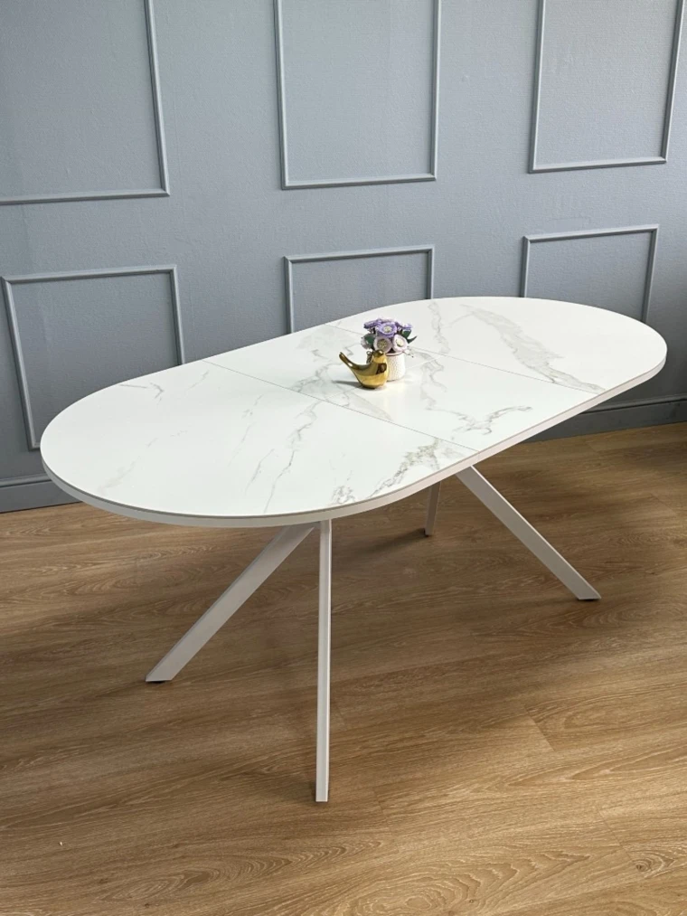 Стол Kenner DO1300 / белый/керамика белая TOP ALPINE WHITE