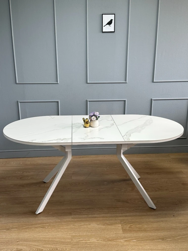Стол Kenner DO1300 / белый/керамика белая TOP ALPINE WHITE