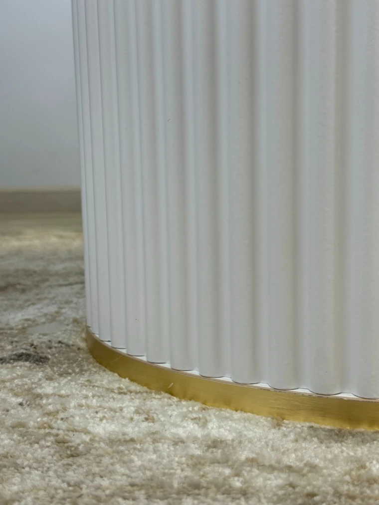 Стол Kenner LD1000 / белый/керамика гранит золотой глянец IRISH GOLD