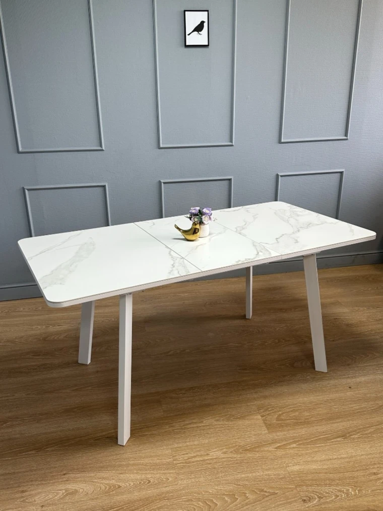 Стол Kenner AK1200 / белый/керамика белая TOP ALPINE WHITE