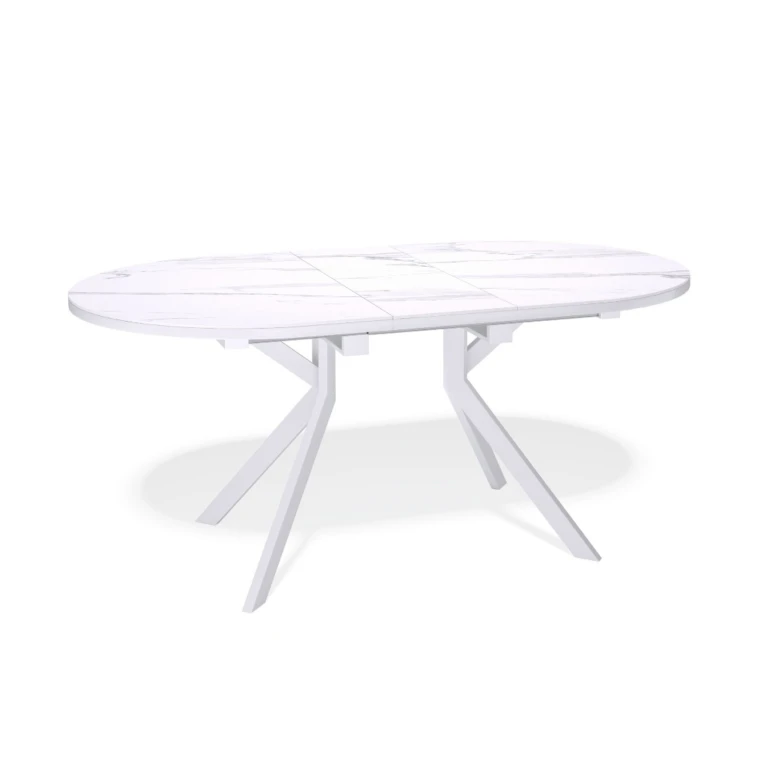 Стол Kenner DO1300 / белый/керамика белая TOP ALPINE WHITE
